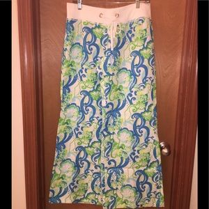 Lilly Pulitzer linen beach pants